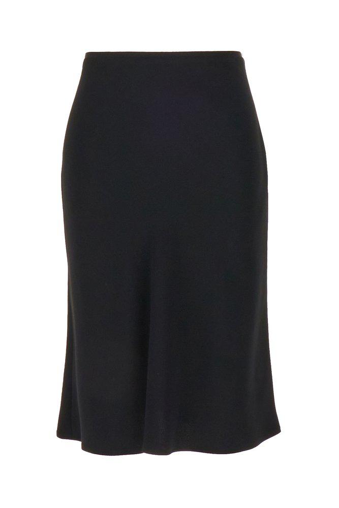 AMI AMI Paris Mid Rise Pencil Midi Skirt