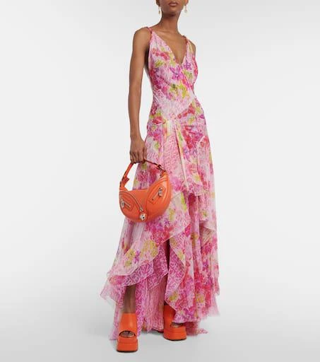 Versace Leather platform mules 2