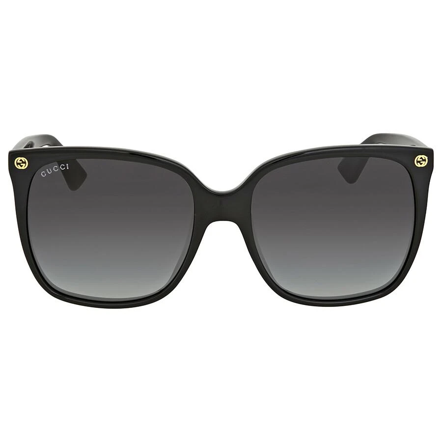 Gucci Grey Gradient Cat Eye Ladies Sunglasses GG0022S 001 57 1
