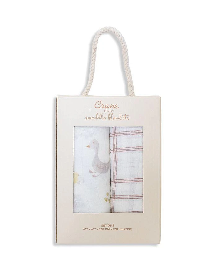 Crane Baby Swaddle Set, 2 Pack 9