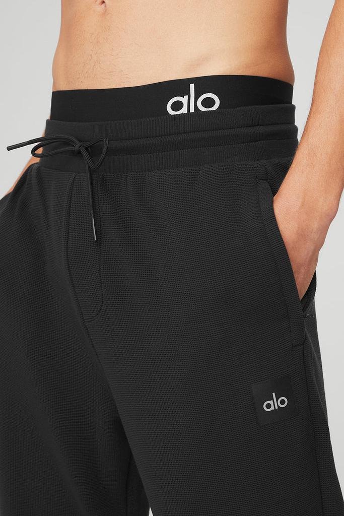 Alo Micro Waffle Fast Break Sweatpant - Espresso - Pants