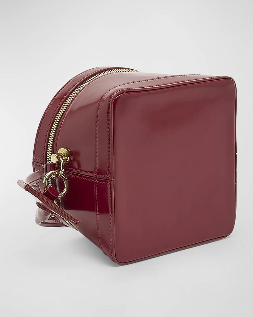 Jacquemus Le Vanito Patent Top-Handle Bag 8