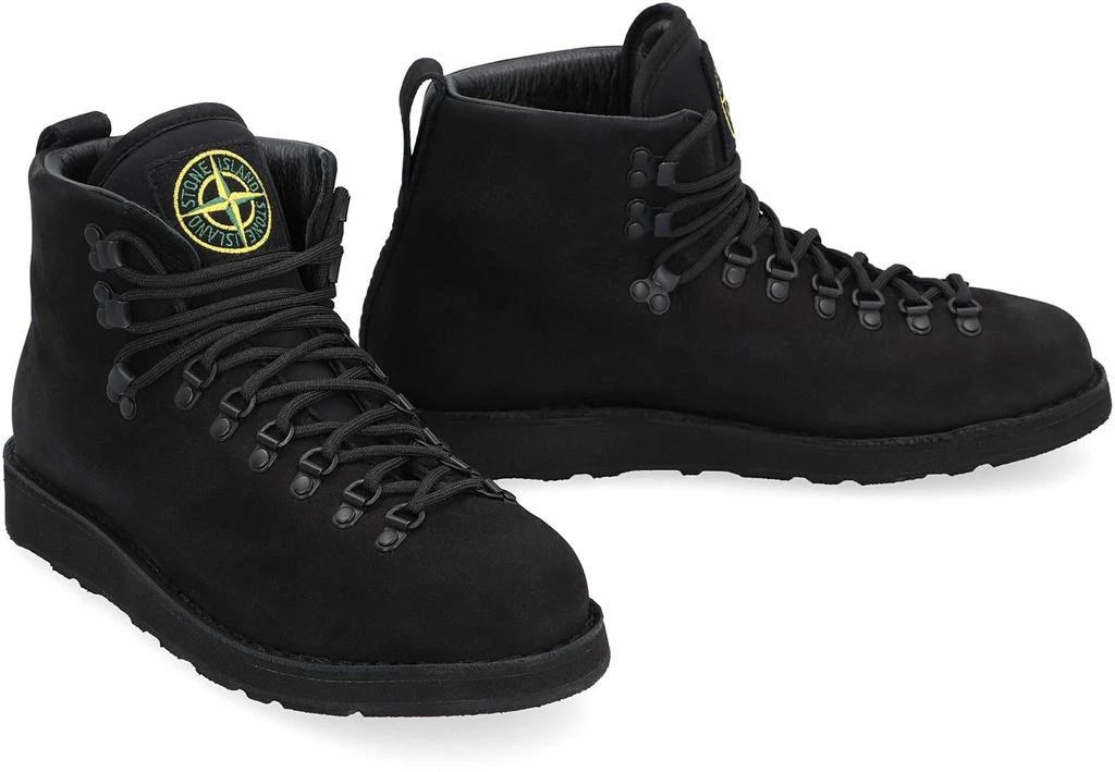 Stone Island Stone Island Leather Lace-Up Boots 3