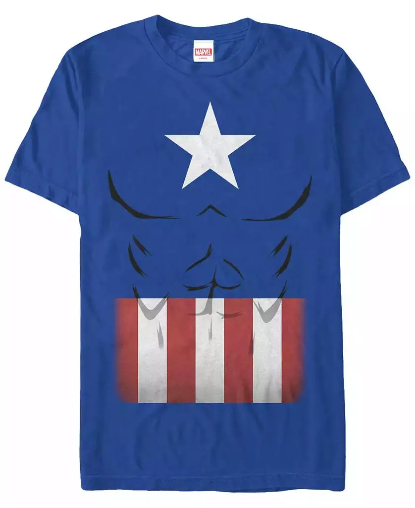 Marvel Marvel Men's Captain America Suit Costume Short Sleeve T-Shirt