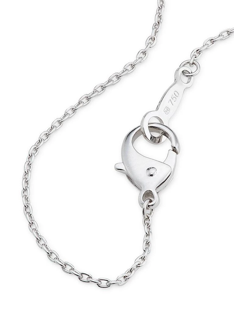 Mikimoto Circle Two-Tone 18K Gold, Diamond & Floating 6MM Cultured Akoya Pearl Pendant Necklace 3