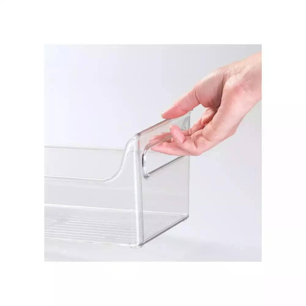 iDesign Plastic Condiment Organizer with Handles, Set of 2, Clear, Made in USA 6