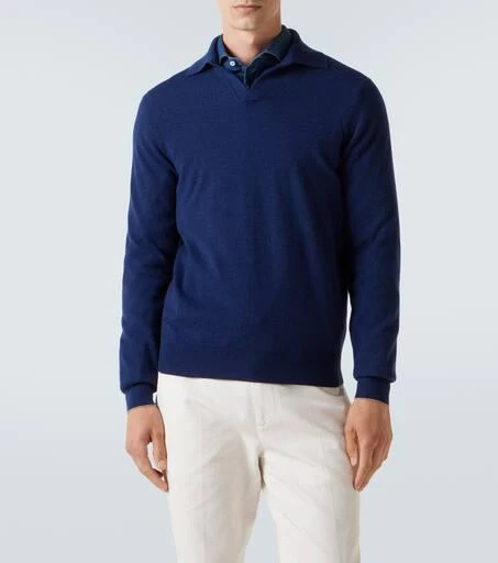 Brunello Cucinelli Cashmere polo sweater 3