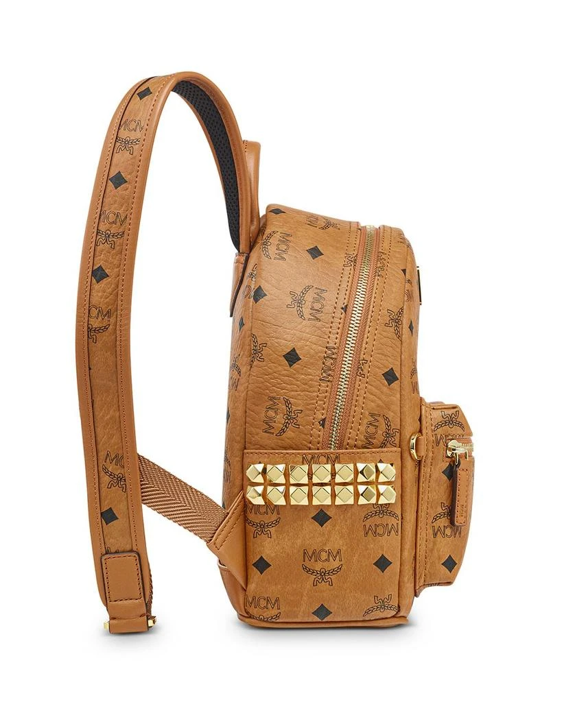 MCM Stark Side Studs Backpack in Visetos 2