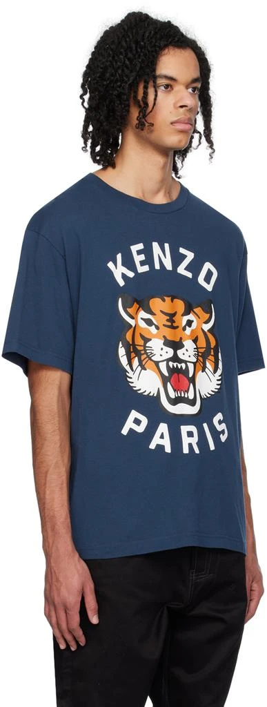 Kenzo Navy Kenzo Paris Lucky Tiger T-Shirt 2