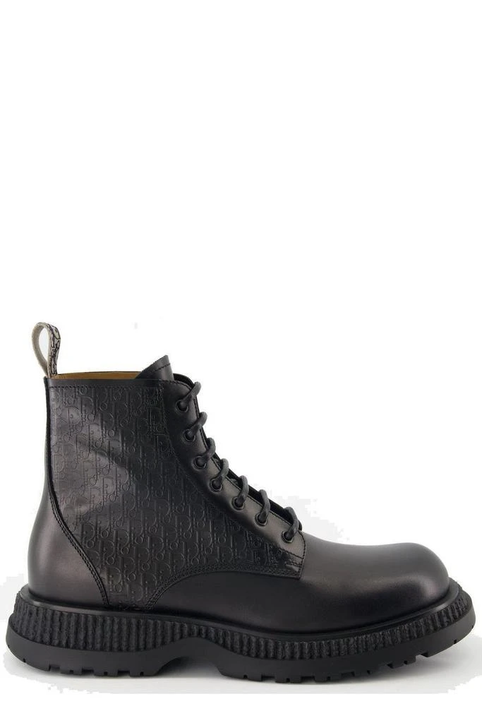 Dior Dior Homme Oblique Printed Round-Toe Boots 1