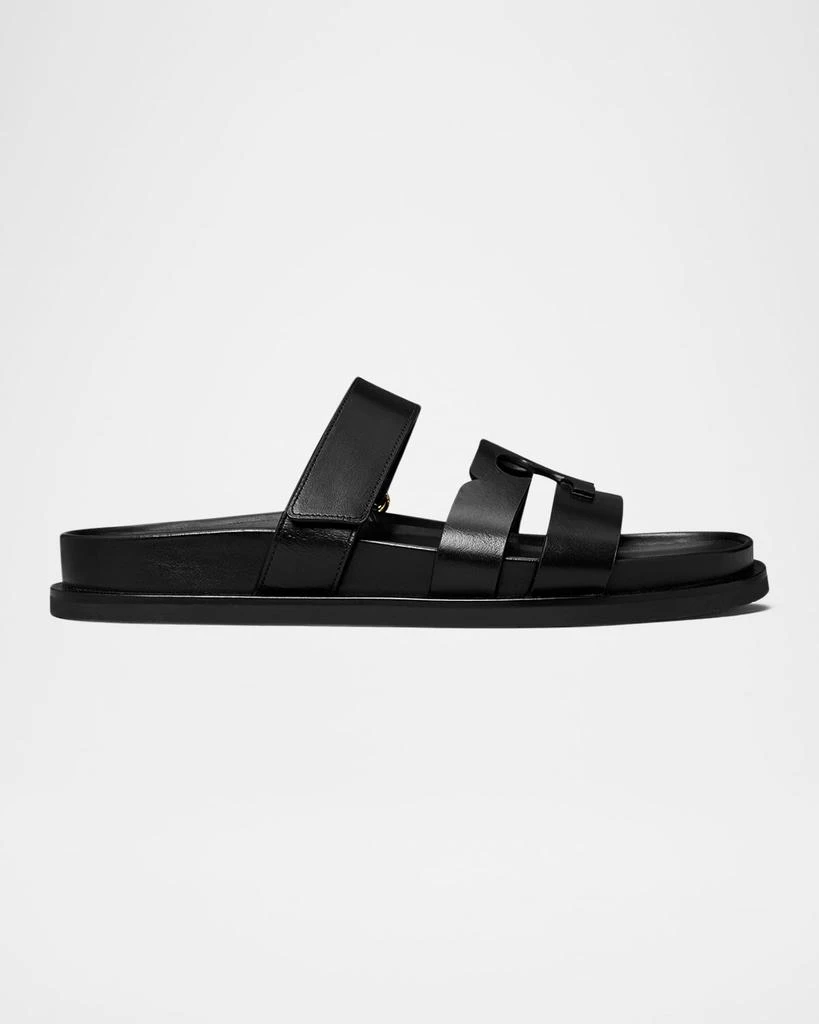 Tory Burch Ines Leather Triple-Band Sport Mule Sandals 1