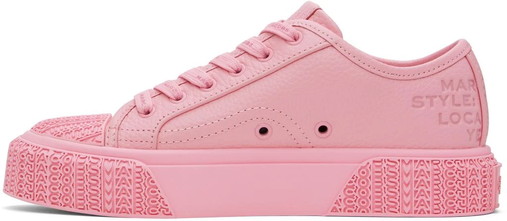 Marc Jacobs Pink 'The Leather' Sneakers 3