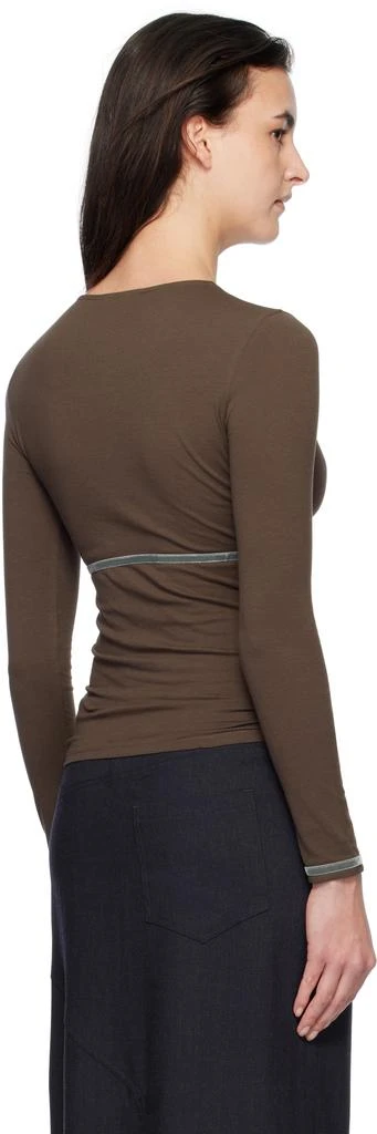 Paloma Wool Brown Bamboo T-shirt 3