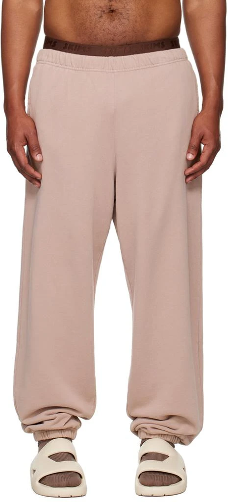 SKIMS Purple Terry Relaxed Jogger Sweatpants 1