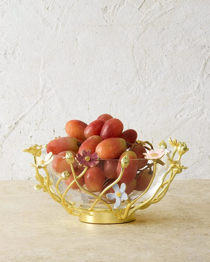 Michael Aram Wildflowers Small Glass Bowl 6