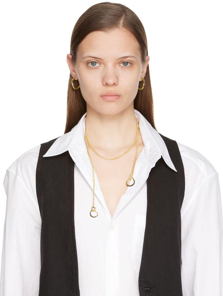 Charlotte Chesnais Gold & Black Mini Symi Necklace - Fashion