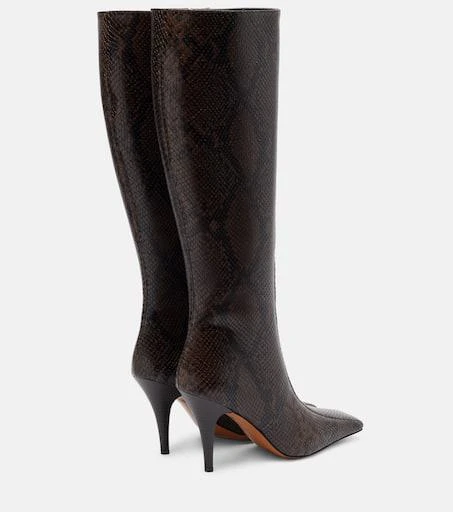 Stella McCartney Eve snake-effect knee-high boots 2