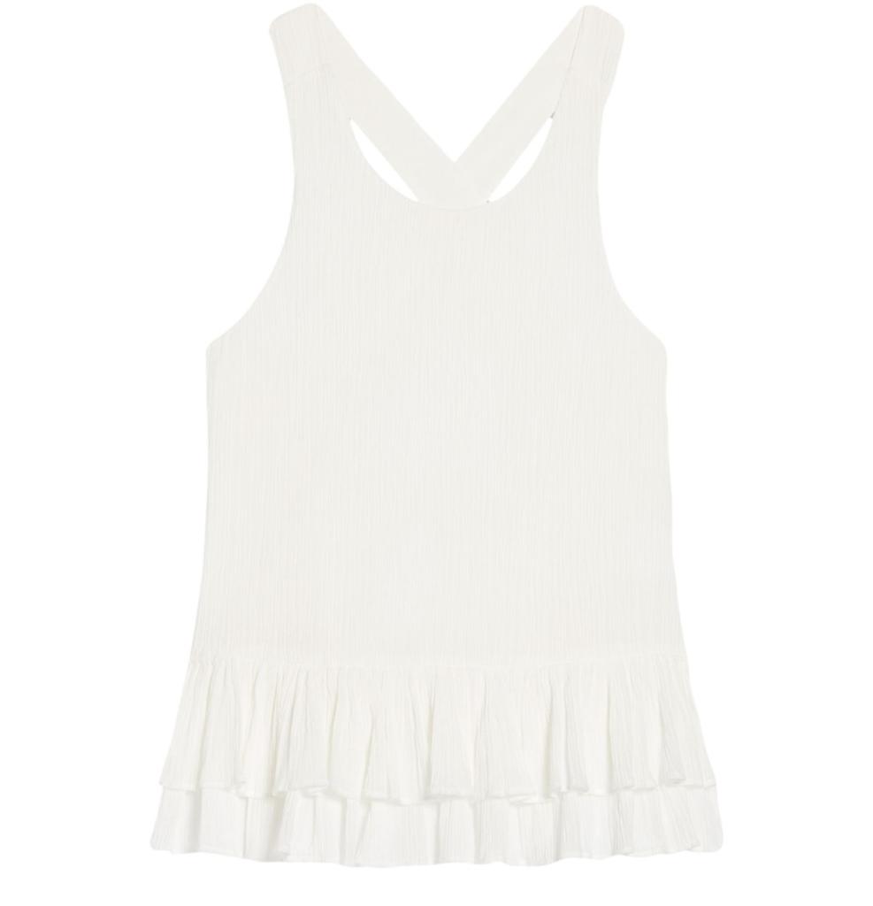 CLAUDIE PIERLOT Ruffled crop top