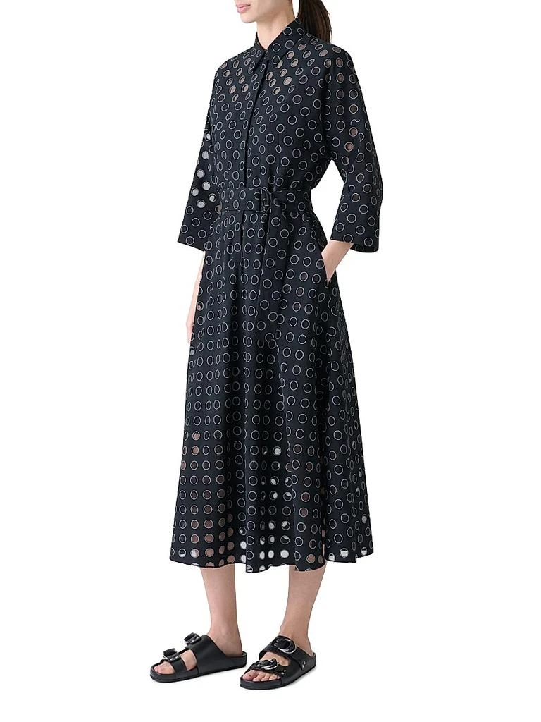 Akris Polka Dot Organzino Shirtdress 3