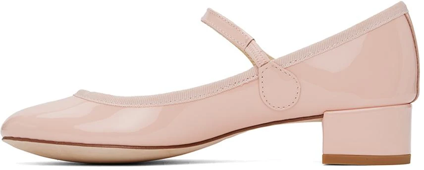 Repetto Pink Rose Mary Jane Heels 3