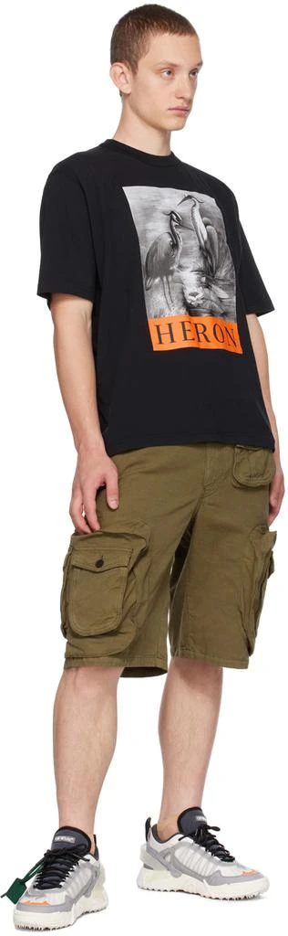 Heron Preston Black 'Heron' T-Shirt 4