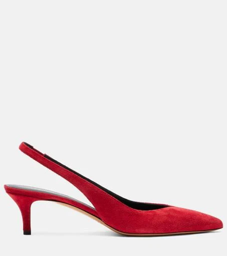 Isabel Marant Padim suede slingback pumps 4