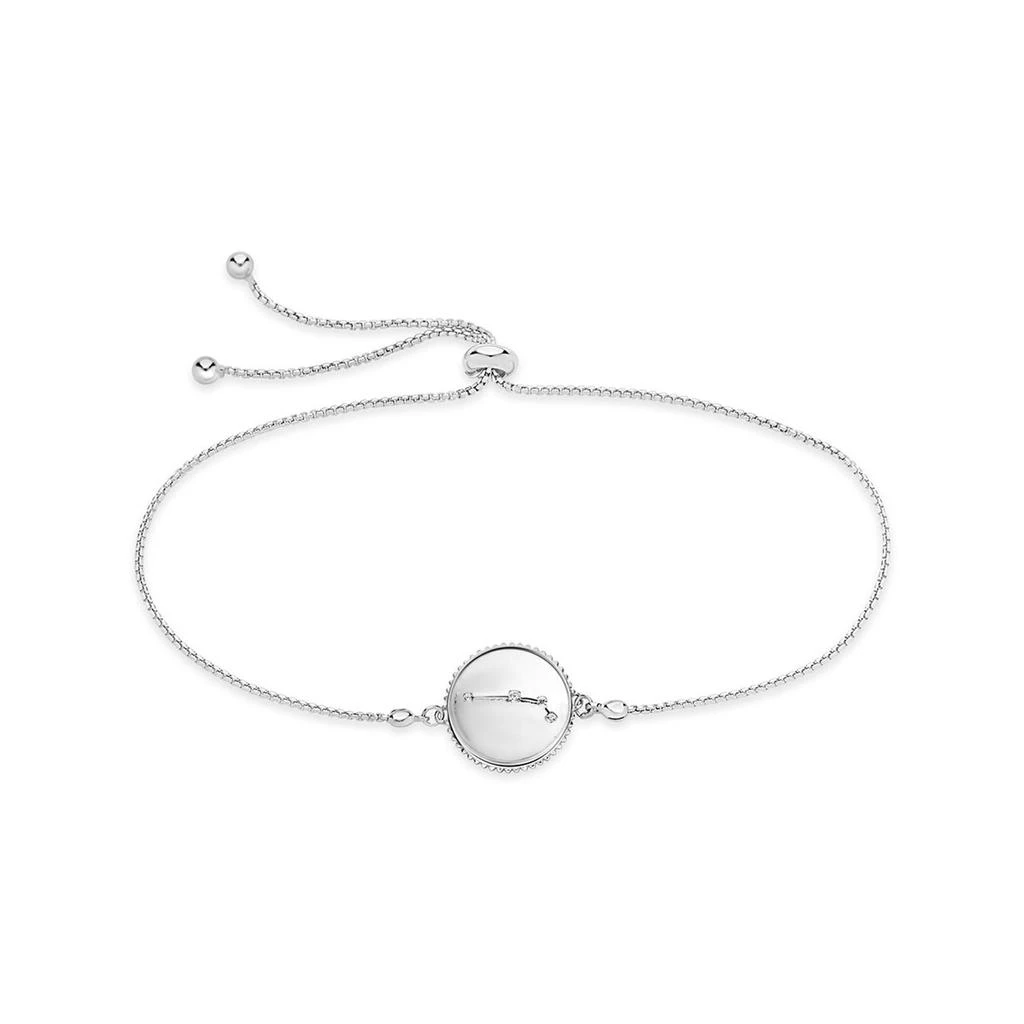 Sterling Forever Sterling Silver Constellation Disk Bolo Bracelet 6