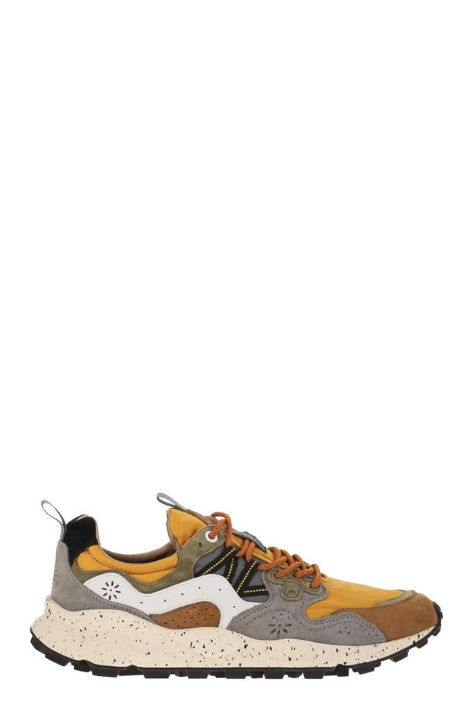 FLOWER MOUNTAIN YAMANO 3 - SNEAKERS IN SUEDE AND TECHNICAL FABRIC 1