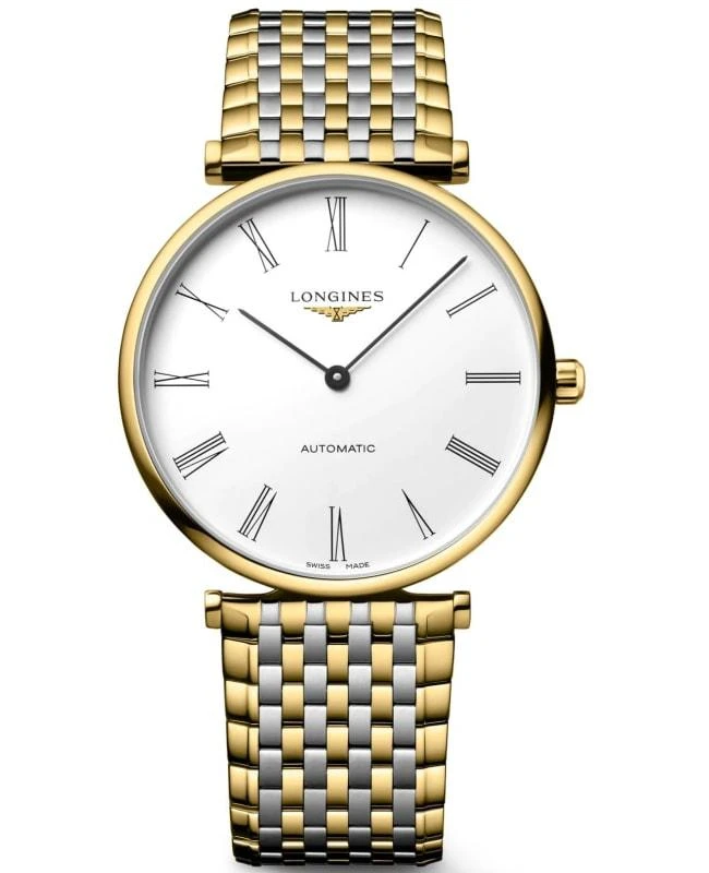 Longines Longines La Grande Classique Automatic White Dial Steel and Yellow Gold Unisex Watch L4.918.2.11.7 1