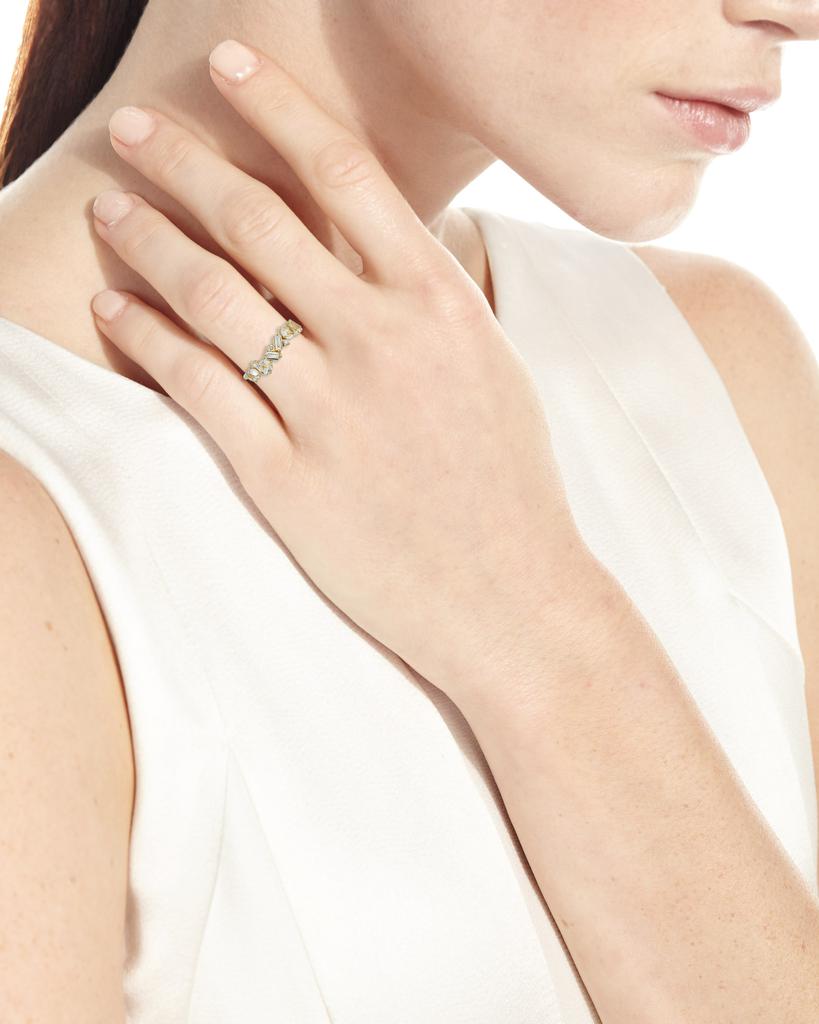 Suzanne Kalan Bloom 14K Yellow Gold Amalfi Mix Ring, Size 4-8.5
