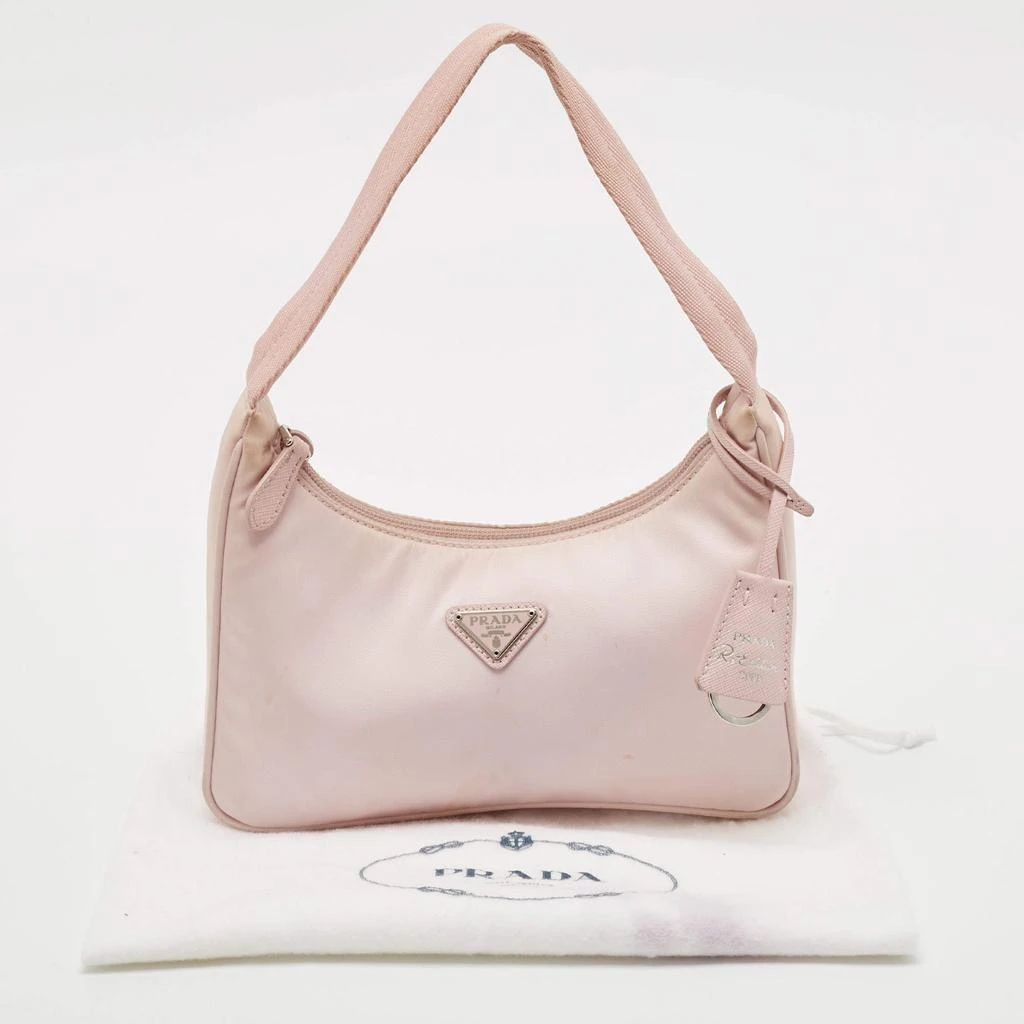 Prada Prada Light Pink Nylon Re-Edition 2000 Shoulder Bag 11