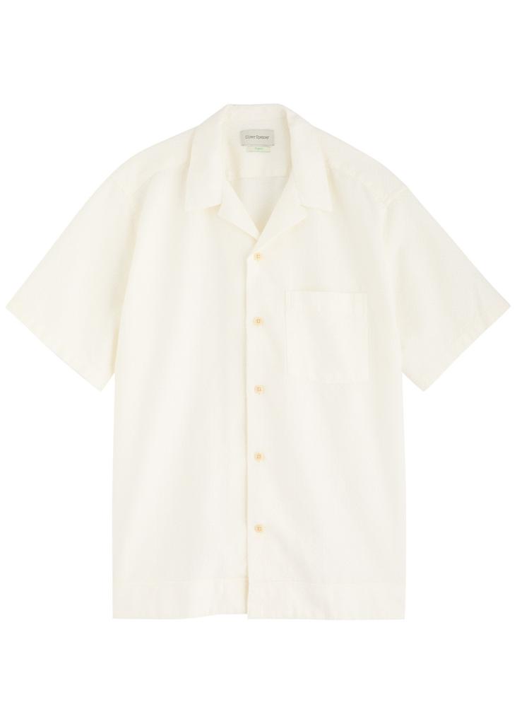Oliver Spencer Havana textured cotton shirt