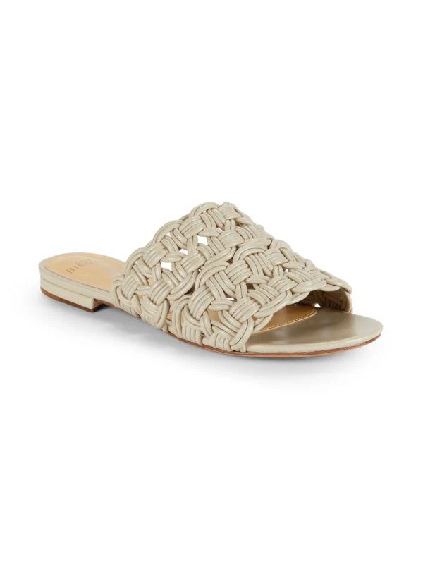 Alexandre Birman Sammy Leather Flat Sandals 2