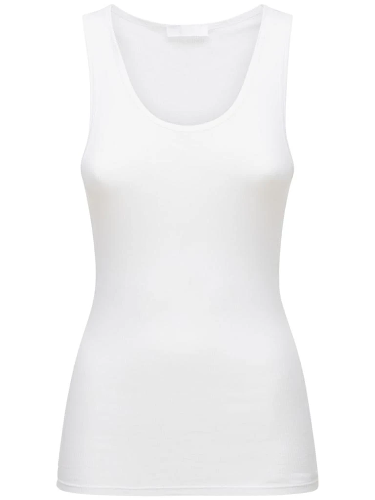 WARDROBE.NYC Ribbed Cotton Jersey Tank Top 1