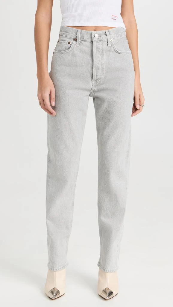 AGOLDE 90s Pinch Waist High Rise Straight Jeans 1
