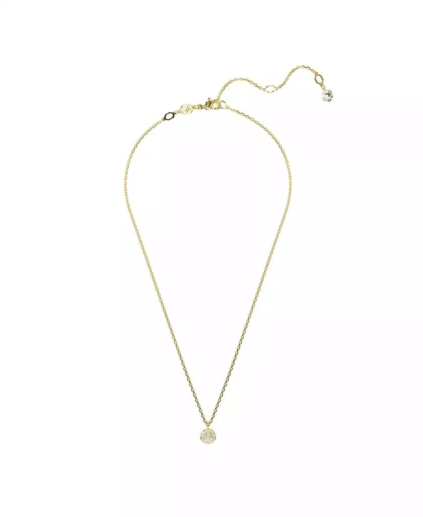 Swarovski White, Rhodium Plated or Rose-Gold Tone or Gold-Tone Meteora Layered Pendant Necklace 8