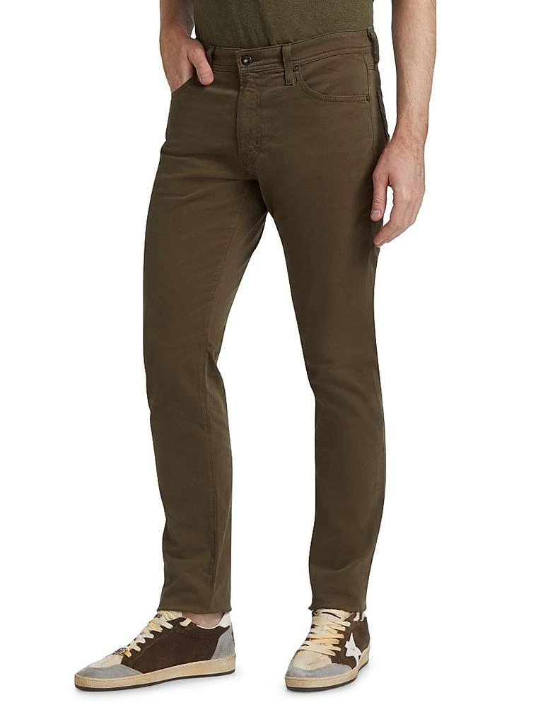 AG Jeans Tellis Cotton Straight-Leg Slim-Fit Pants 4