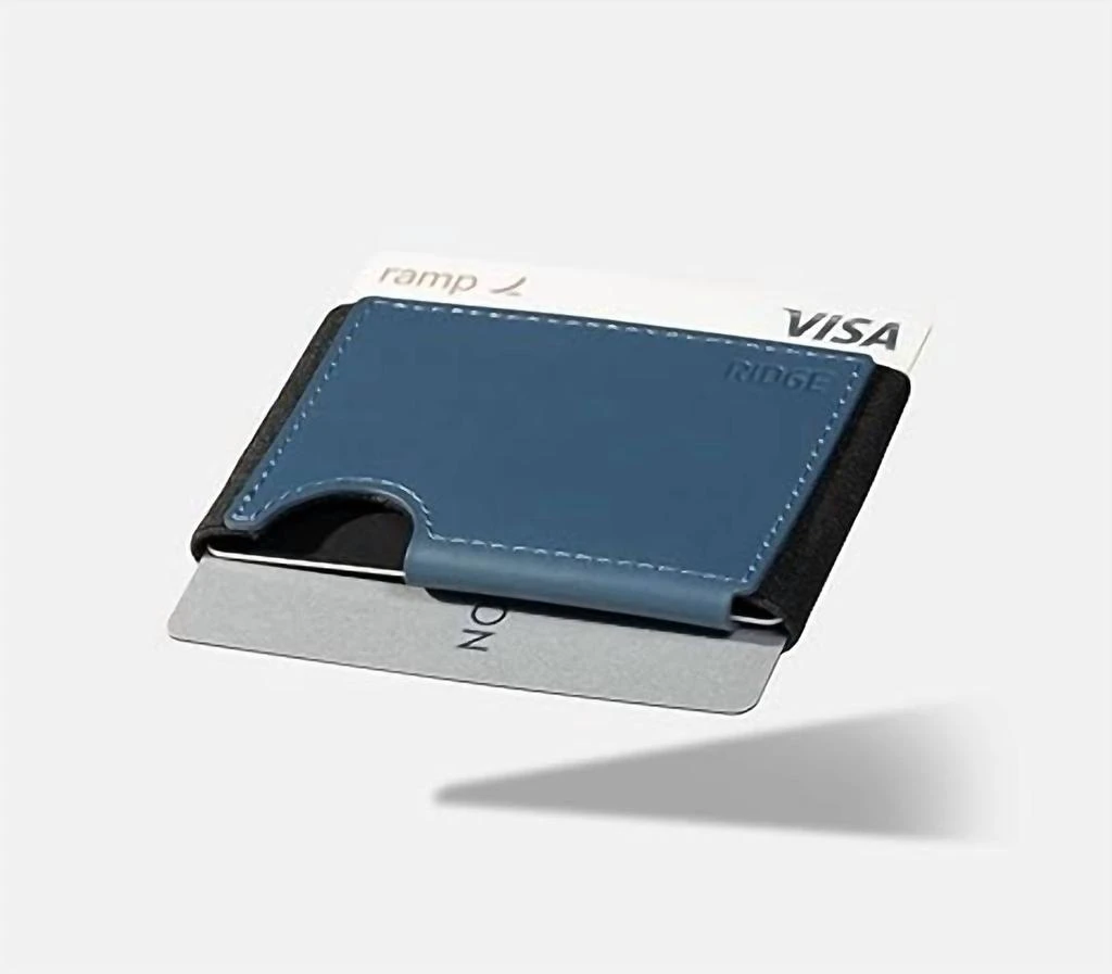 the RIDGE Men's Biflex Wallet In Cobalt Blue 2