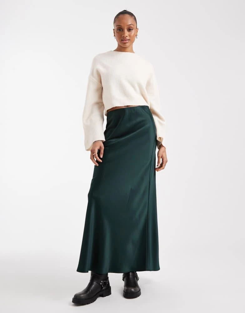 slim fit dress slacks Adair Off Shoulder Maxi Dress - Emerald Green
