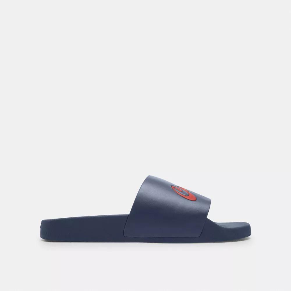 サンダル COACH Pool Slide With Sketch Print  CAR01 COACH® Outlet | Pool Slide With Sketch Print