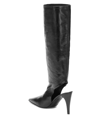 Jil Sander Cut-out knee-high leather boots 3