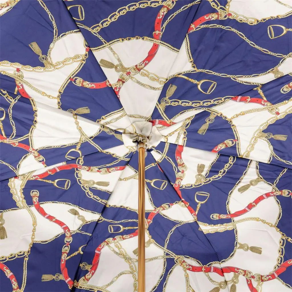 PASOTTI Pasotti - Luxury Navy Bridles Umbrella 3