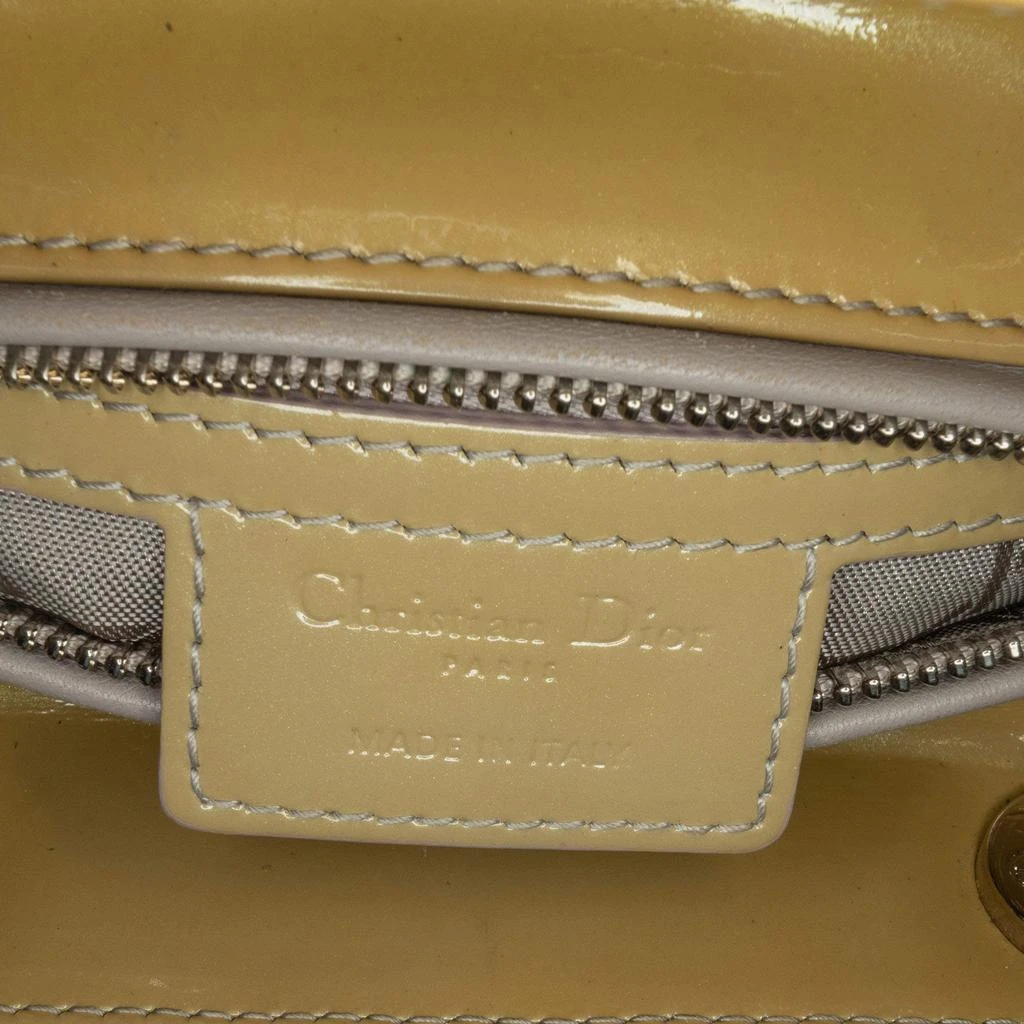 Dior Dior Brown Medium Patent Cannage Lady Dior 10