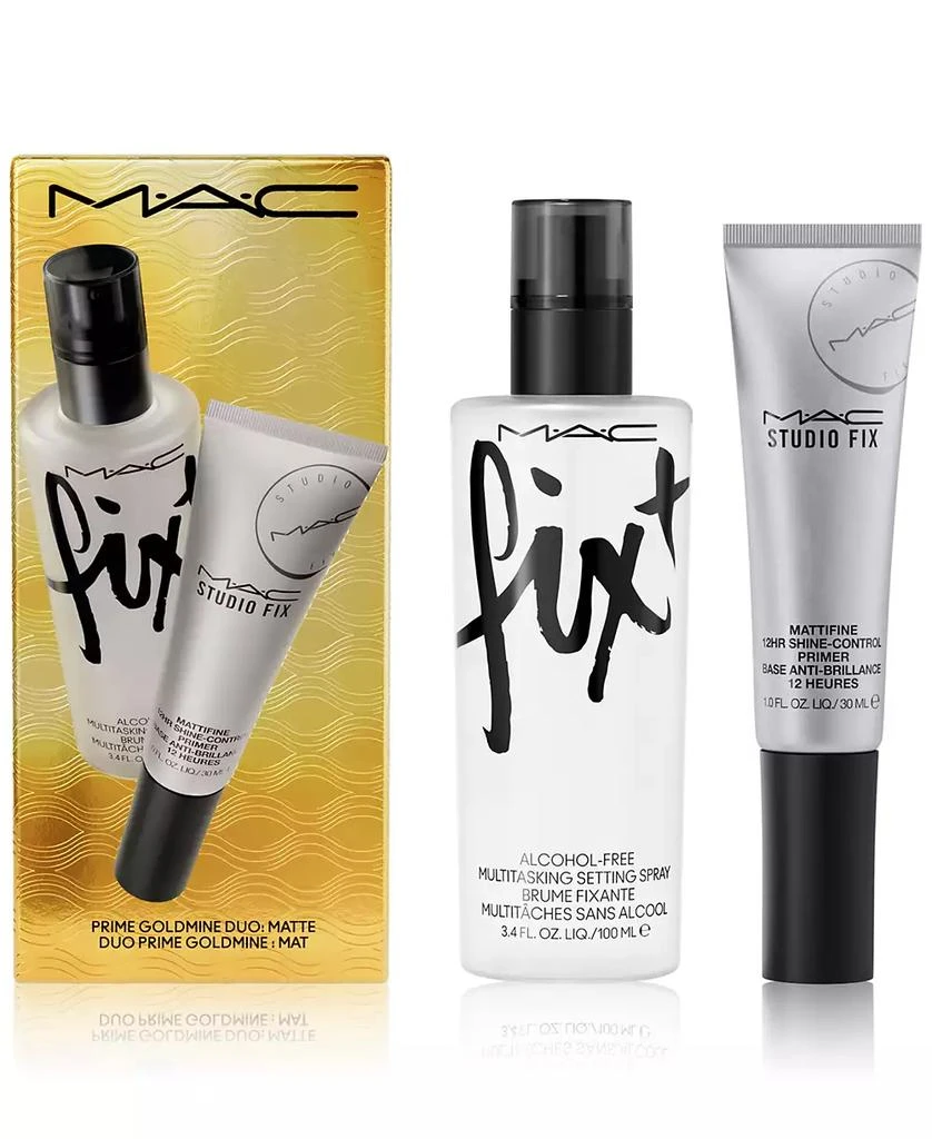 MAC 2-Pc. Prime Goldmine Setting Spray + Matte Primer Gift Set 1