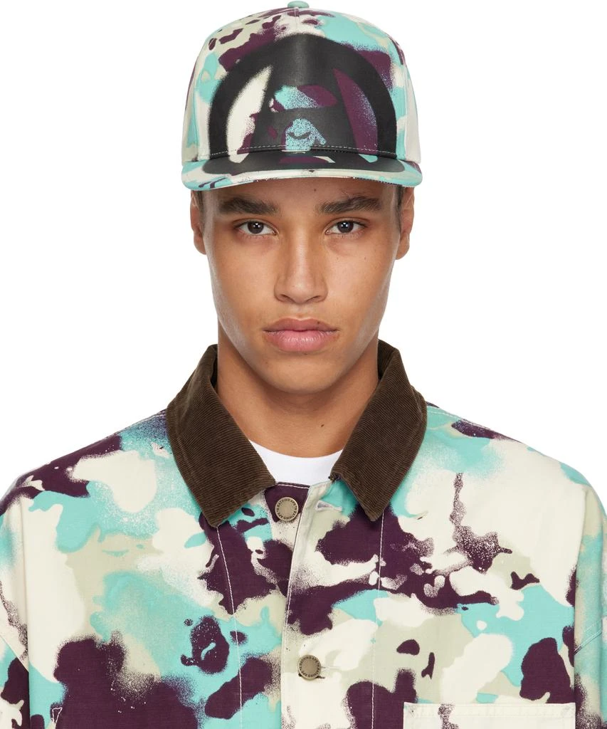 Bape Blue & Purple Map Camo Cap 1