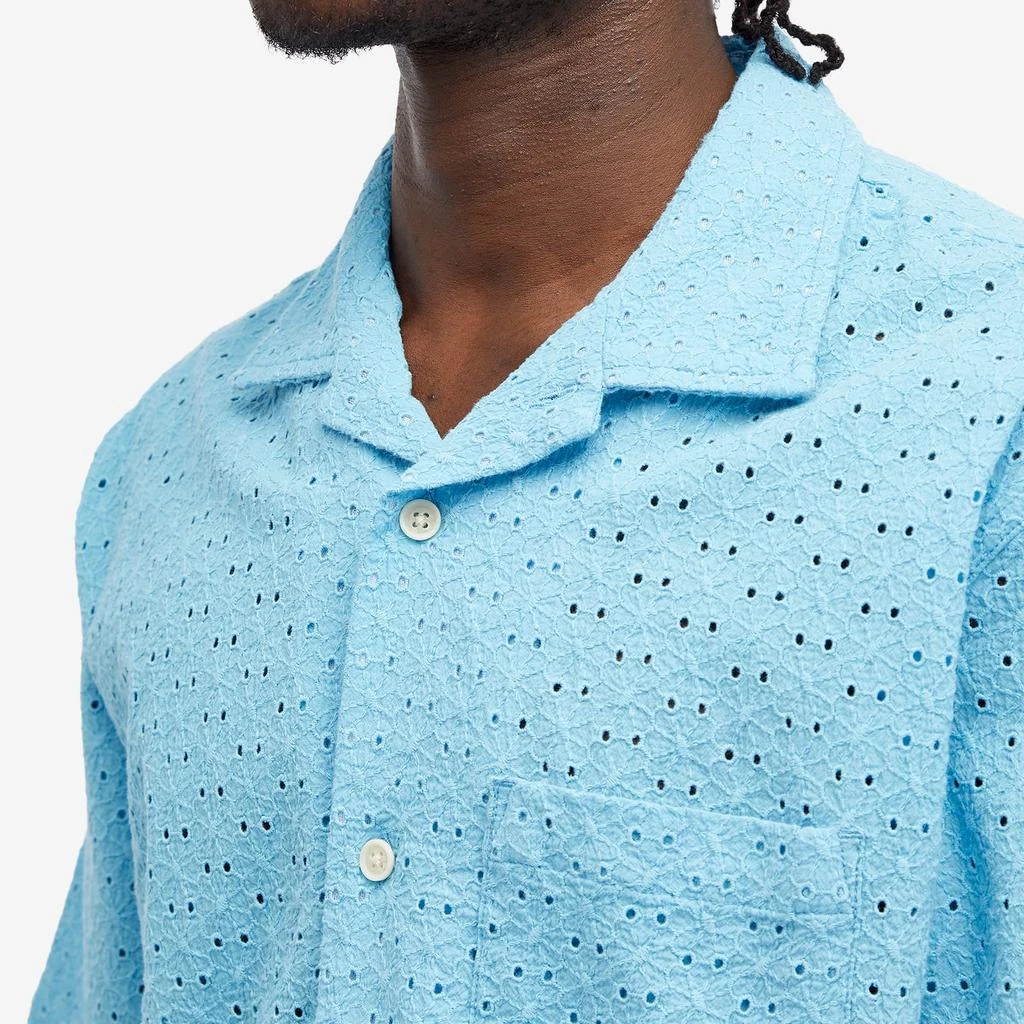 Corridor Corridor Floral Eyelet Vacation Shirt 5
