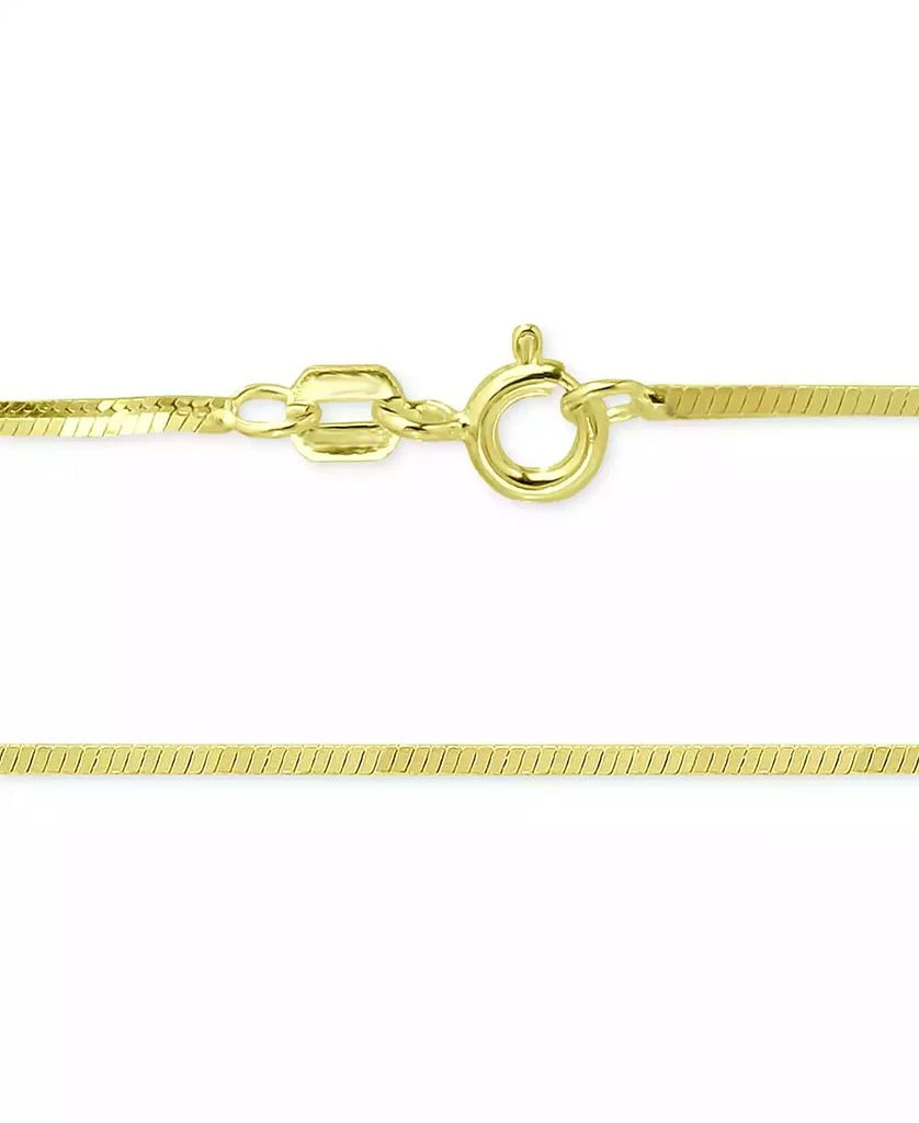 Giani Bernini Square Snake Link 24" Chain Necklace in 18k Gold-Plated Sterling Silver, Created for Macy's 4