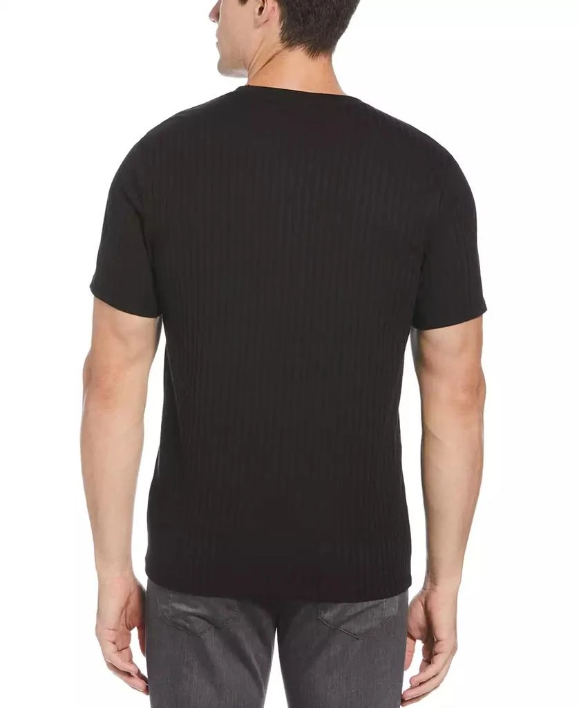 Perry Ellis Men's Rib Knit Crew Neck T-shirt 2