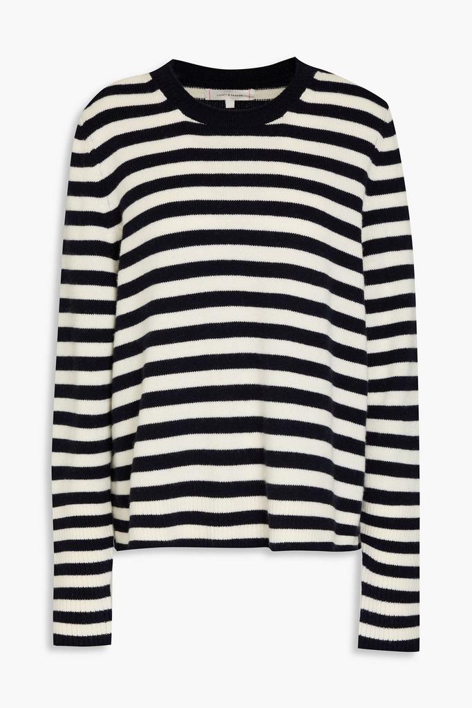 Chinti & Parker Striped wool and cashmere-blend sweater
