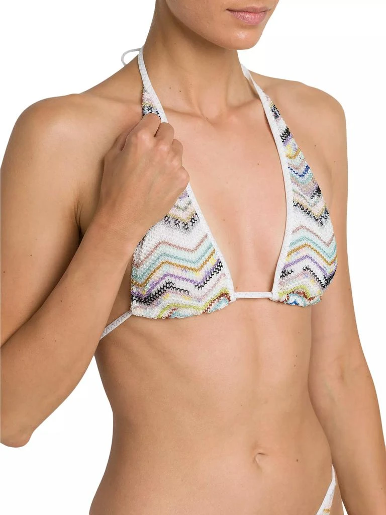 Missoni Knit Zigzag Triangle Bikini Set 6